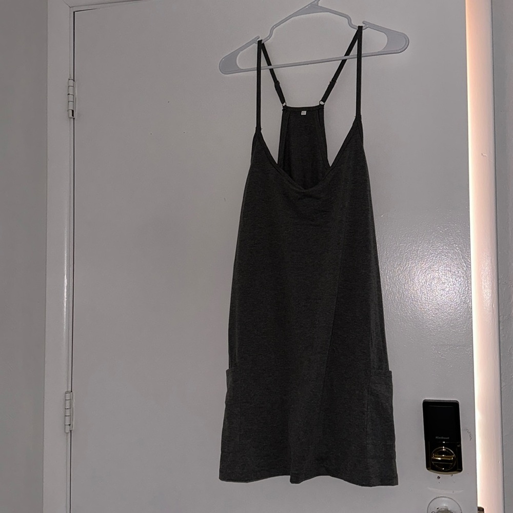 NEW Gray Athletic Dress with Shorts